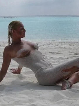 Эротическая фотосессия Анастасии Волочковой на пляже - 67